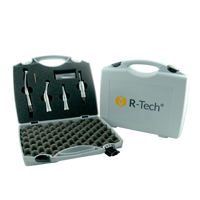 Kit estuche estudiante instrumental rotatorio PRO T DIRECT 58-220EE sin luz R TECH - Contiene: Turbina ECO T2, Contra-ángulo PRO C1, Pieza de Mano recta PRO P1 y Micromnotor PRO M1