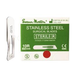 Hojas bisturis Nº 10R Swann-Morton - 100 unidades