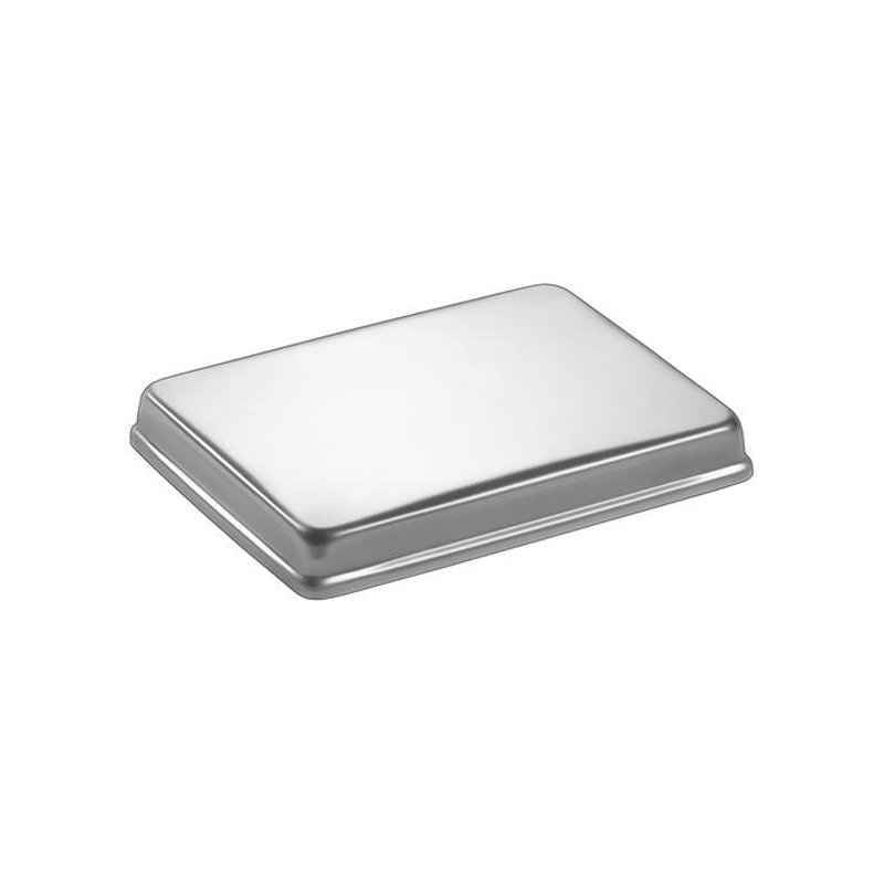 Tapa gris Aluminio P para bandeja 18x14x1,5 cm.  Royal Dent - 
