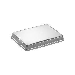Tapa gris Aluminio P para bandeja 18x14x1,5 cm.  Royal Dent - 