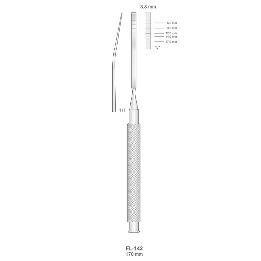 Cincel curvo 3,8 mm Bontempi - 