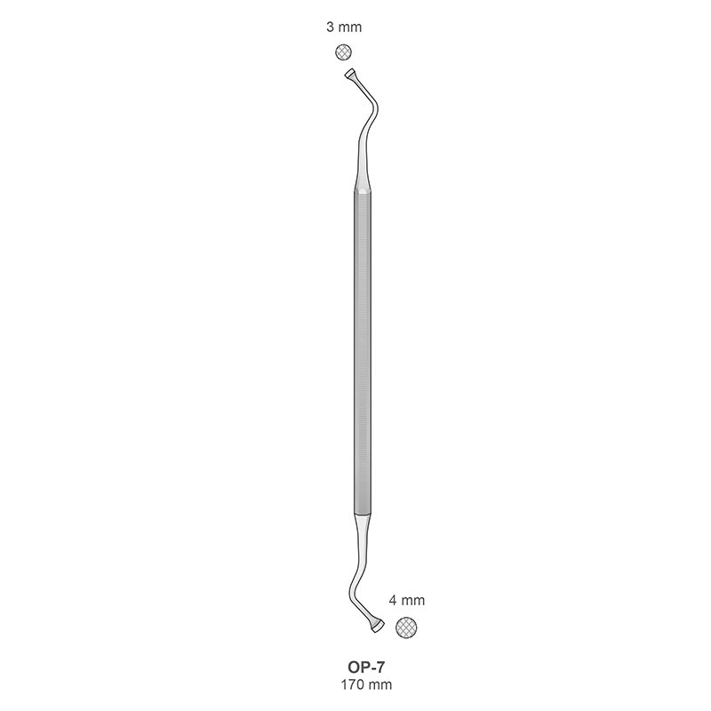 Compactador de hueso en seno OP-7 3 mm Bontempi - 