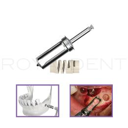 Recolector de  hueso AutoChip Maker  1cc de hueso en 10 segundos Neo Biotech - Medida Ø 5.0, 10 mm 1 recolector + 7 Cánula de aspiración para recuperación de hueso