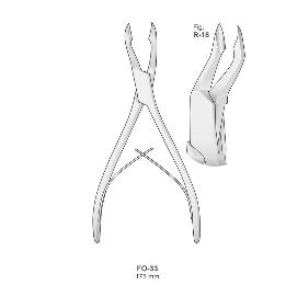 Gubia FO-33 Bontempi - Forma bayoneta doble curva.