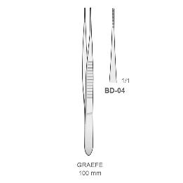 Recta sin diente muy fina. 10 cm BD-04 Bontempi - 