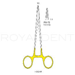 Porta-agujas Hegar PH-72 Bontempi - 160 mm.