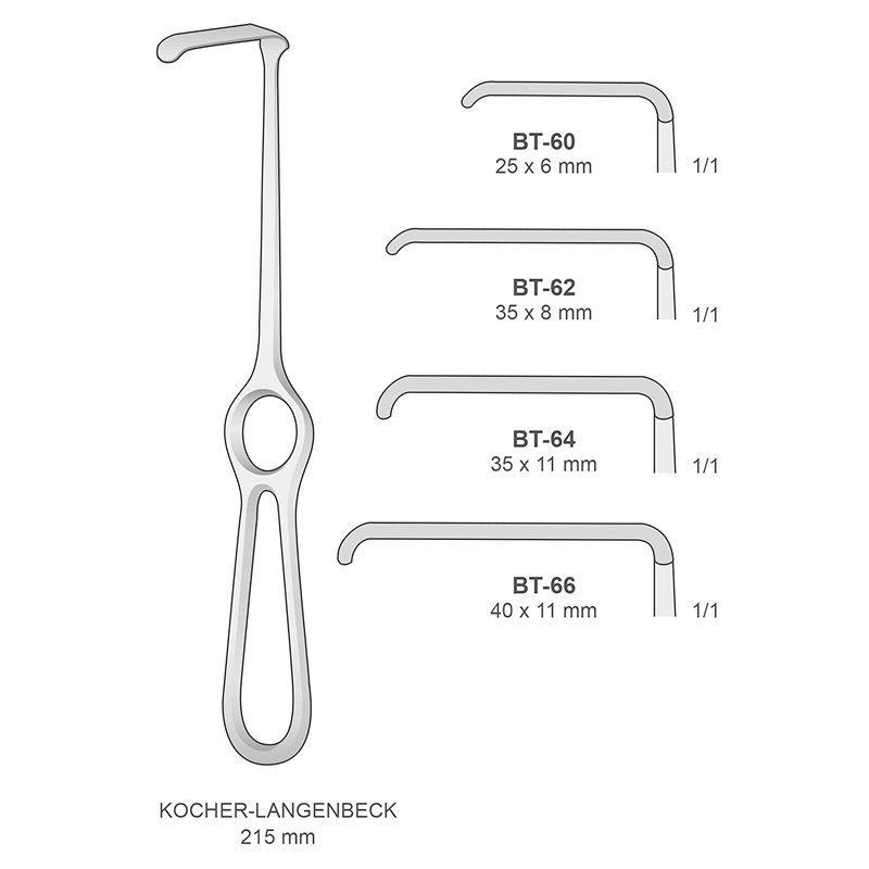 Separador Kocher-Langenbeck Bontempi - 