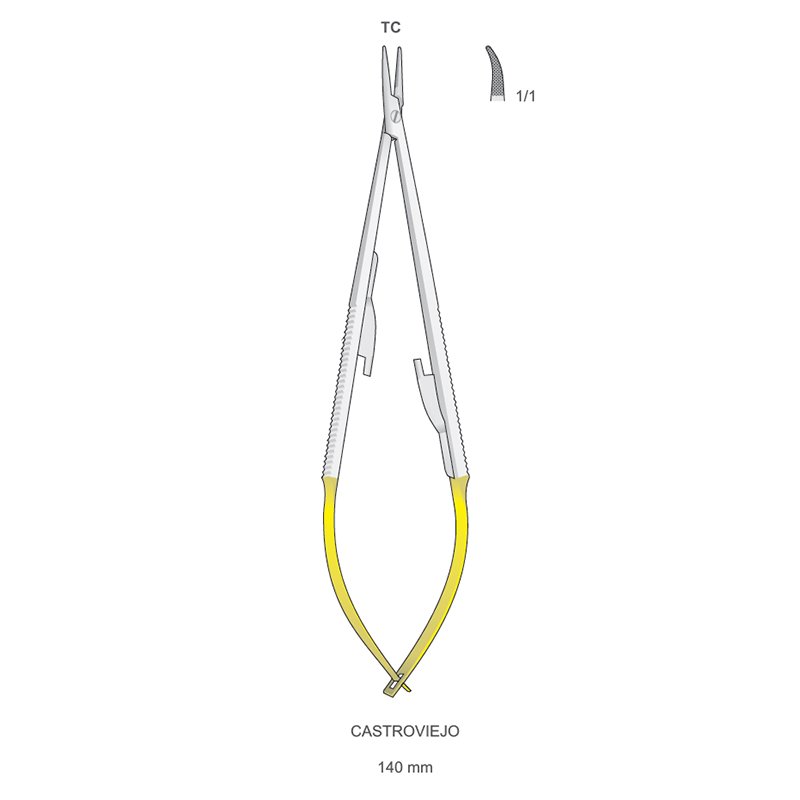 Castroviejo T.C. curvo Royal Dent - 