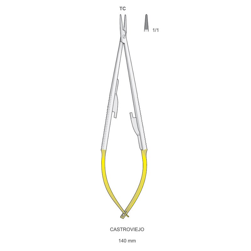 Castroviejo T.C. recto Royal Dent - 