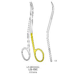 Tijera La grange LG-1 SC super-corte Bontempi - Curva. 11,5 cm.