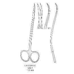 Tijera La grange LG-1  Bontempi - Curva. 11,5 cm.