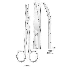 Tijera  Mayo curva 14 cm. FM-6 Bontempi - 