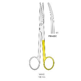 Tijera Mayo super-corte FM-6 SC Bontempi - Curva. 14 cm.