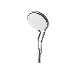 Espejo rodio doble cara M5DC 24 mm rosca simple C.S. Hu-Friedy - Caja de 6 unidades.