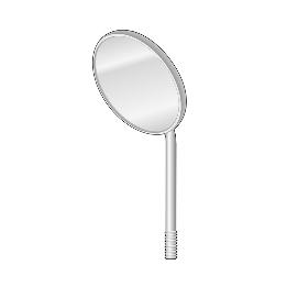 Espejos dentales número 5 rosca simple S.S. Bontempi - 12 unidades