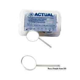 Espejos número 5 para rosca simple S.S Prodont-Actual - 12 unidades