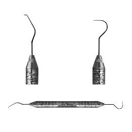 Sonda explorador EXD5 mango Satin Steel punta de resina Hu-Friedy - 