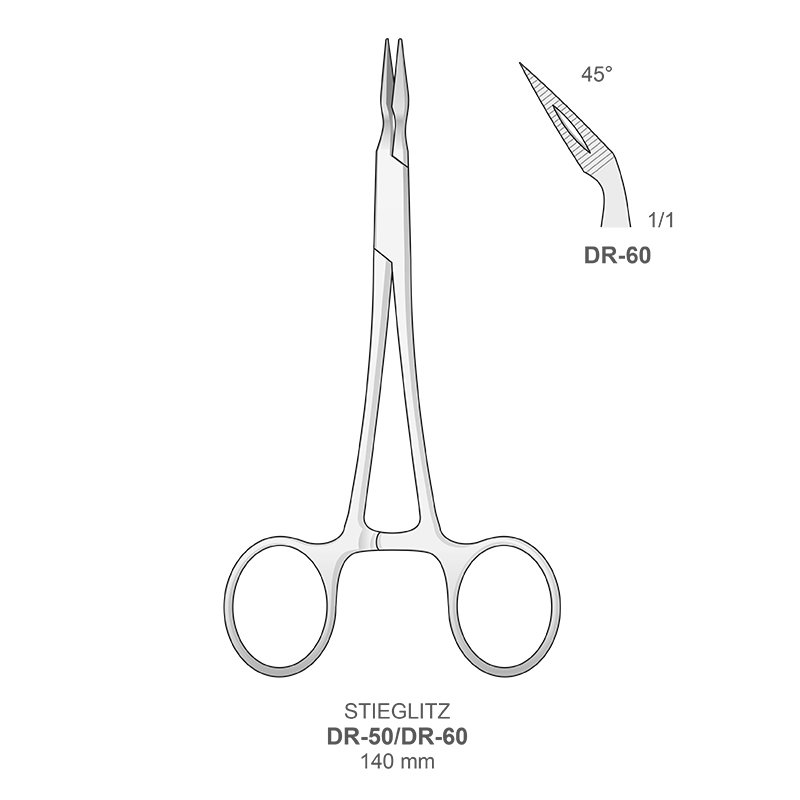 Pinza para fragmentos Stieglitz DR-60 Bontempi - 