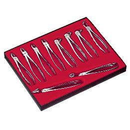 Estuche kit estudiantes 10 forceps  Carl Martin - 1 Caja de 10 forceps
