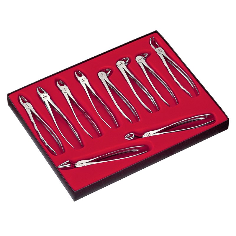 Estuche kit estudiantes 10 forceps  Martin - 