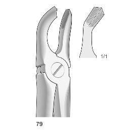 Forceps n 79 Bontempi - Para muela de juicio