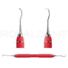 Limpiador de sarro S204SDC8E2 mango resina rojo Hu Friedy - 