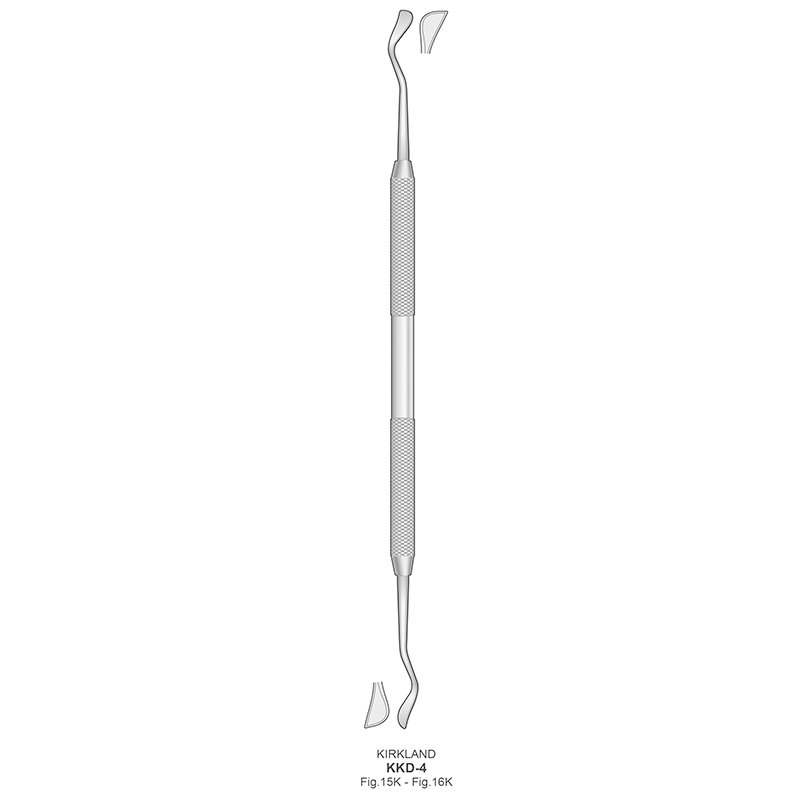 Cuchillo de periodoncia Kirkland doble KKD-4 Bontempi - Unidad.