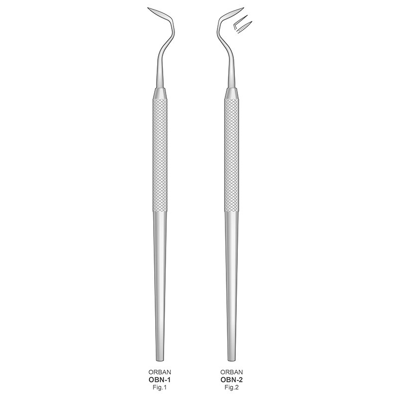 Cuchillo de periodoncia simple Orban OBN Bontempi - Unidad.