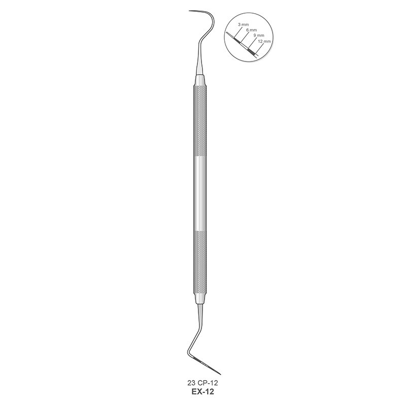 Sonda doble milimetrada EX-12 Bontempi - Marcas: 3-6-9-12 mm