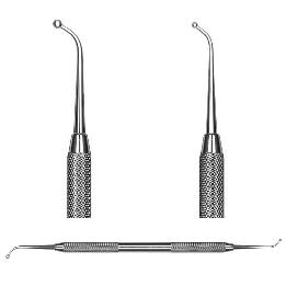 Bruñidor  bola-bola BB18. Mango redondo. Hu-Friedy - 