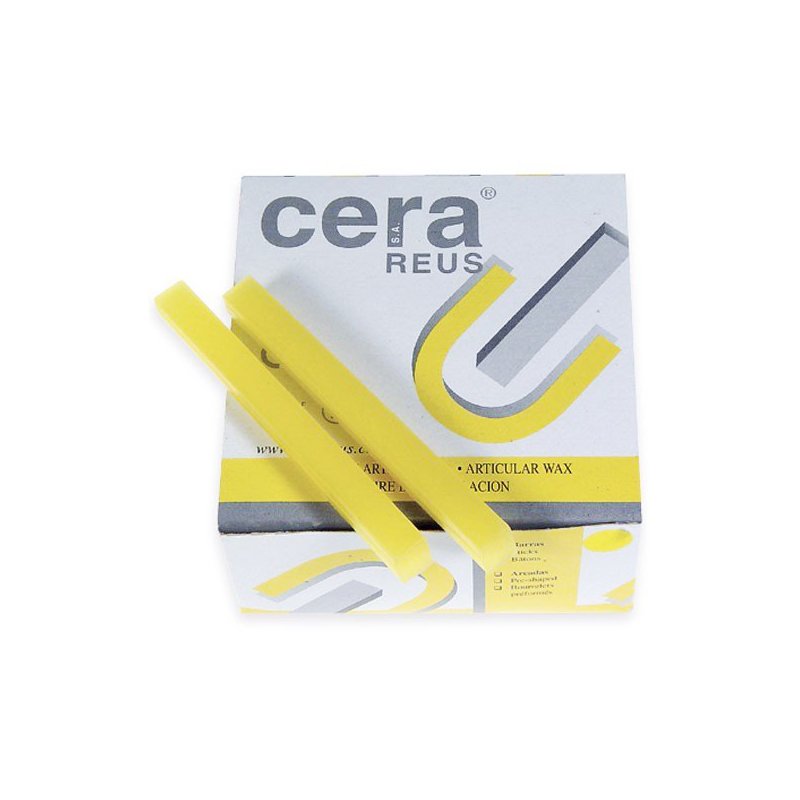 Barras amarillas  Cera de Reus - 50 unidades de 1 x 10 cm.