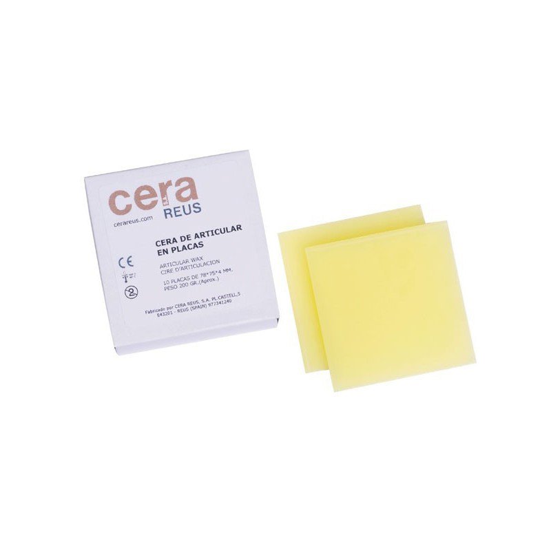 Planchas amarillas articular Cera de Reus - 200 grs. 10 placas