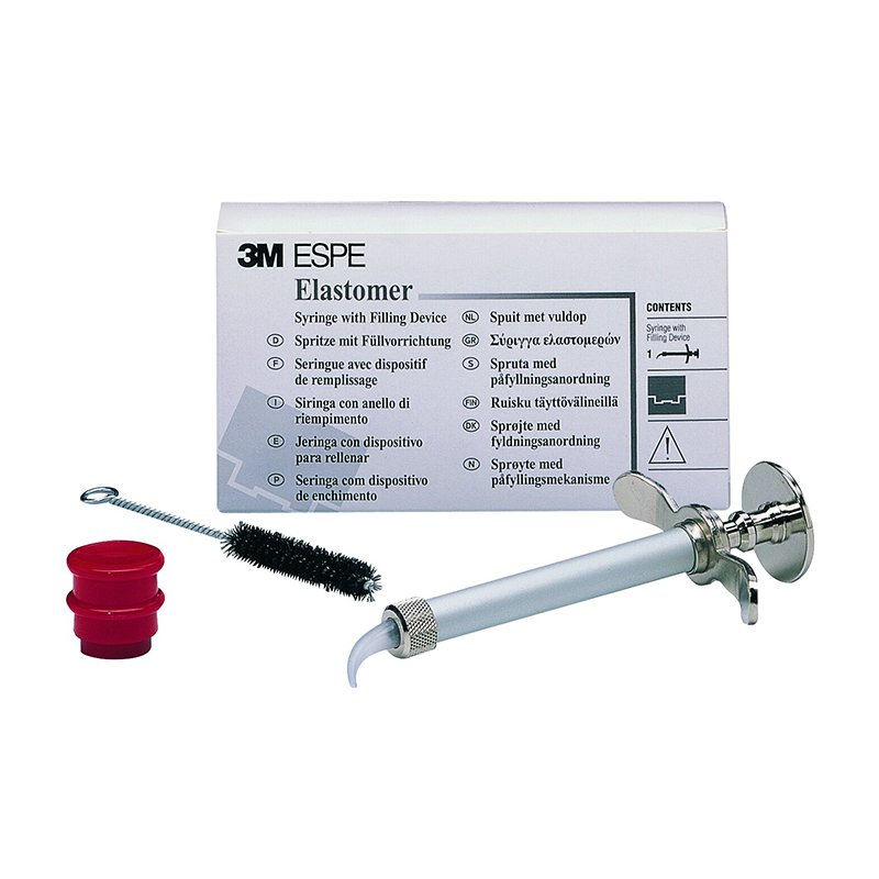 Jeringa para polietheres Solventum - Metálica, con 3 boquillas y accesorios