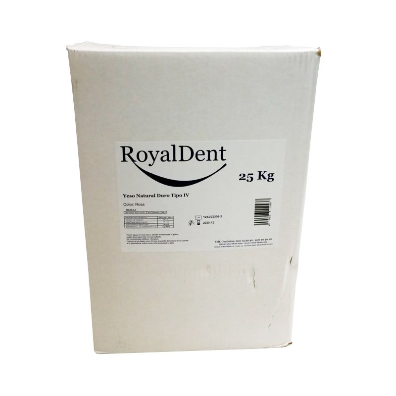 Yeso Natural Royal Dent 25 kg. Tipo IV Royal Dent - 