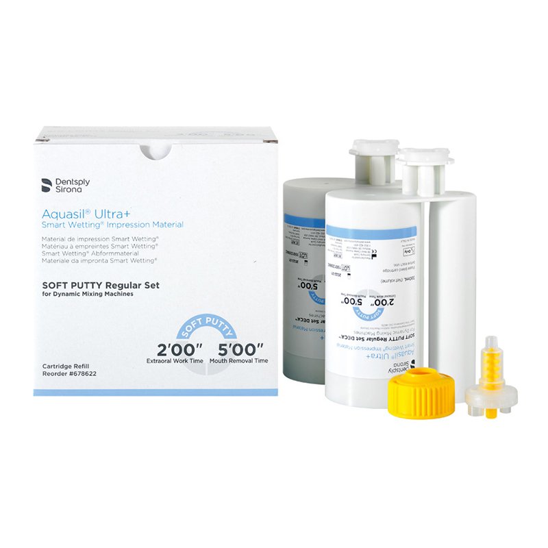 Aquasil Ultra+ Putty DECA - 678622 Dentsply Sirona - 2 cartuchos de 380 ml.