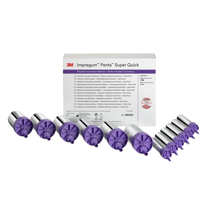 Impregum Super Quick Medium Body 69407 Pack ECO Solventum - 3 x (2 x base de 300 ml 2 x catalizador de 60 ml ) + 1 Instrucciones de Uso