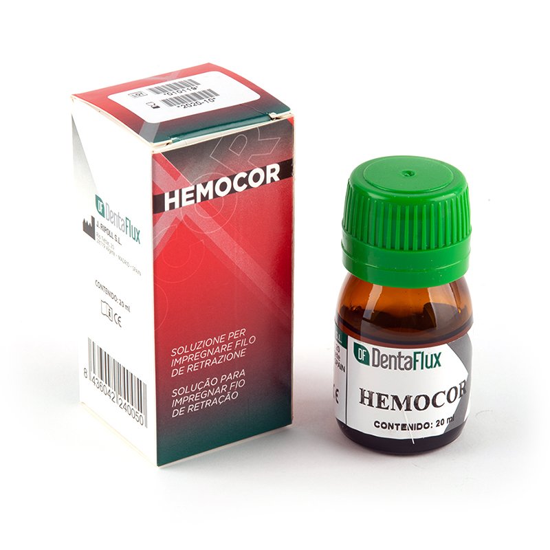 Hemocor Dentaflux - Bote de 20 ml. Sulfato férrico.