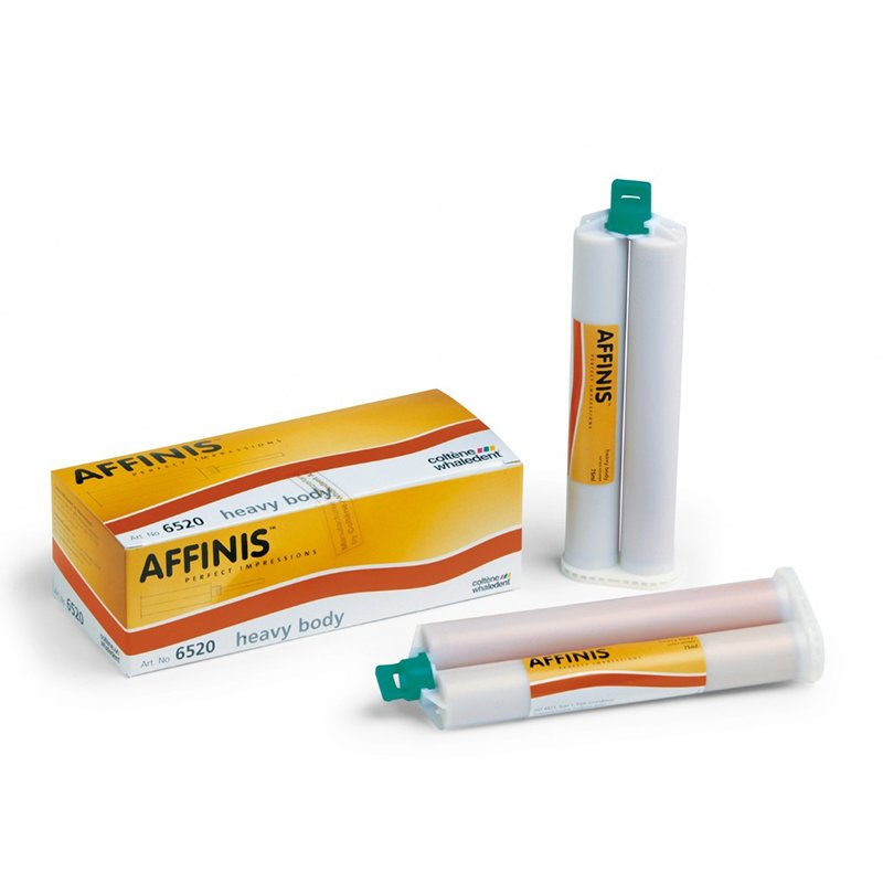 Affinis Heavy Body System 75 Coltene - 2 cartuchos de 75 ml. + 8 puntas de mezcla.