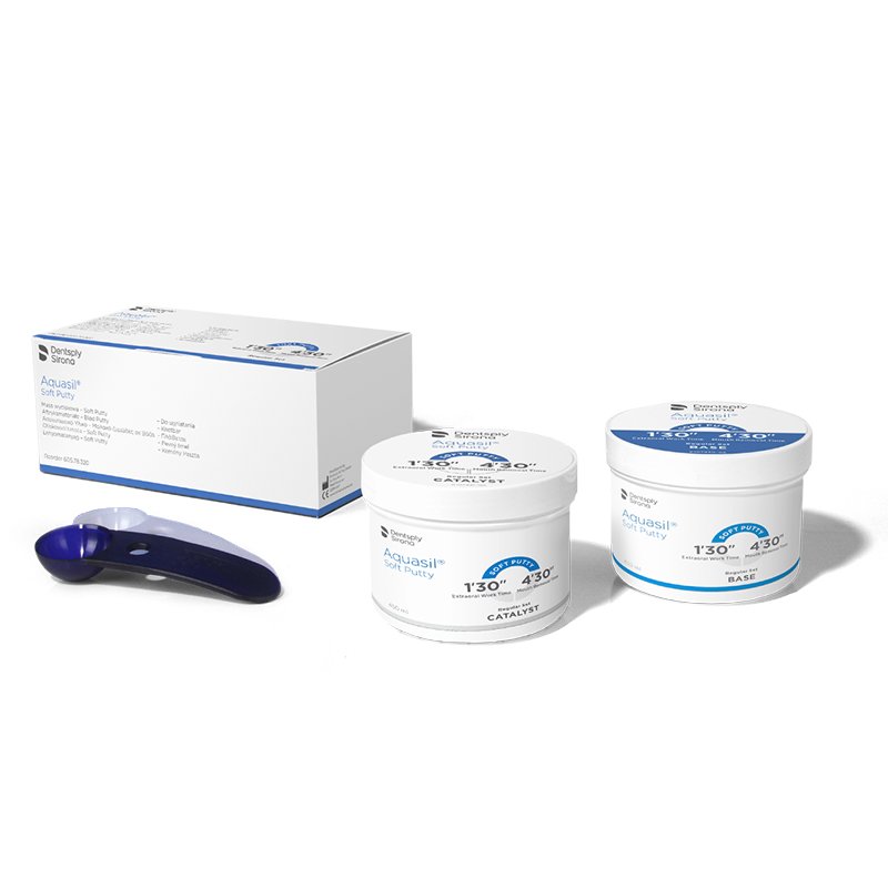 Aquasil Soft putty Dentsply Sirona - Base + catalizador: 900 ml.