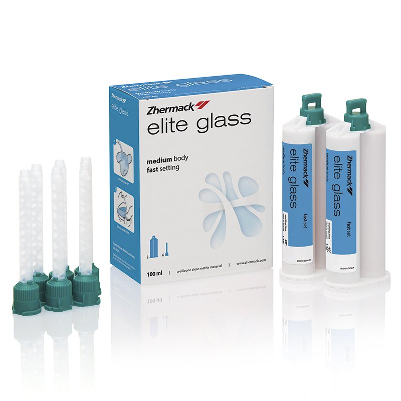Elite Glass Zhermack - 2 Cartuchos X 50 ml. + 6 Puntas