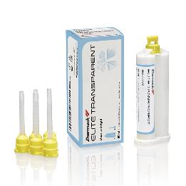 Elite transparente  Zhermack - 1 cartucho de 50 ml. + 6 cánulas de mezcla.