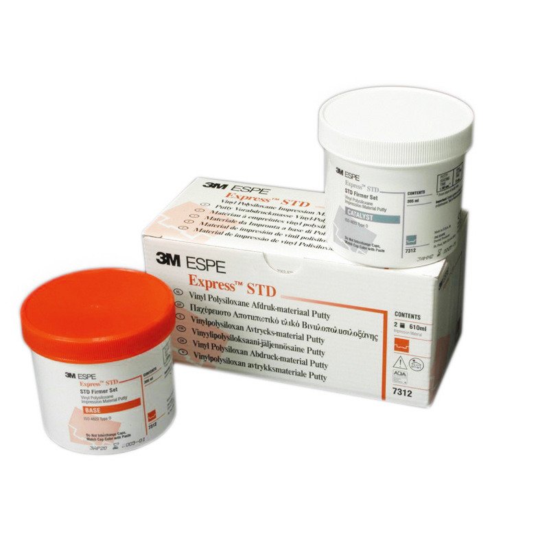 Express putty normal 7312 3M - Base + catalizador: 610 ml. Fraguado normal.