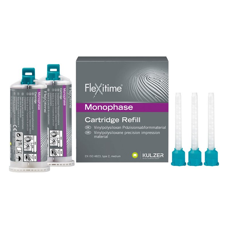 Flexitime Monofásica Heraeus-Kulzer - 2 cartuchos de 50 ml.