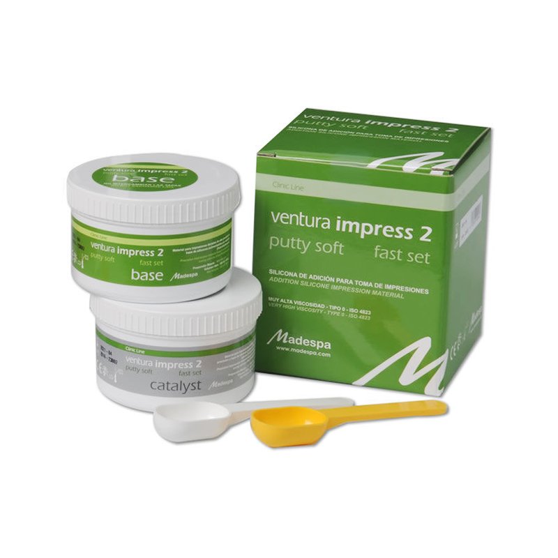 Ventura Impress 2 putty fast set Madespa - 300 ml. base + 300 ml. catalizador