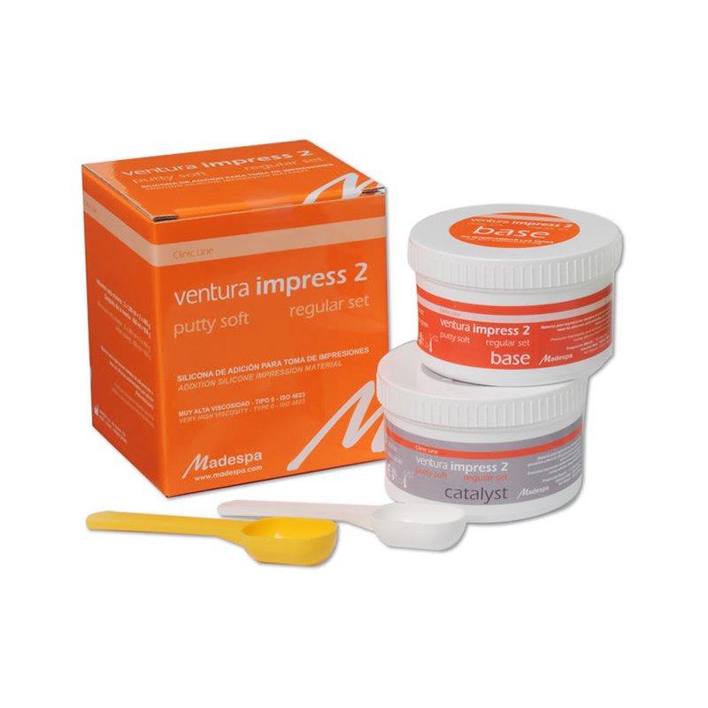 Ventura Impress 2 putty regular set Madespa - 300 ml. base + 300 ml. catalizador