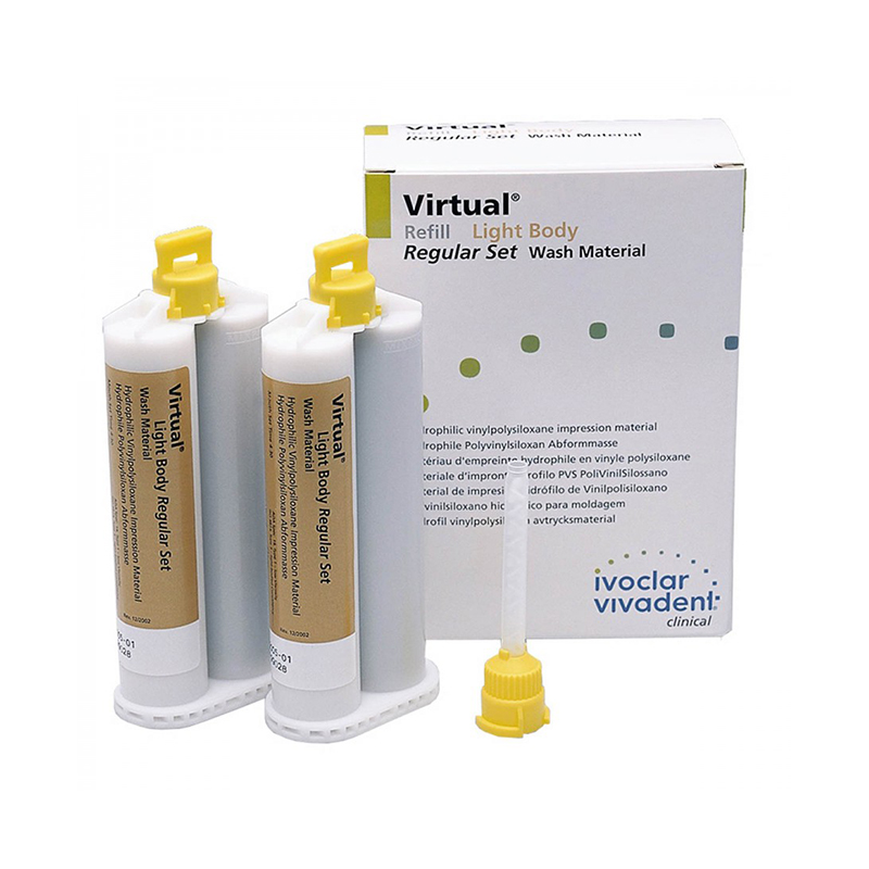 Virtual fluida Ivoclar-Vivadent - 2 cartuchos de 50 ml. + cánulas de mezcla.