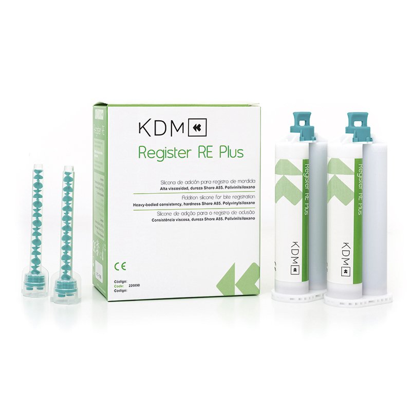 REGISTER RE PLUS KDM - 2 cartuchos de 50 ml. + 12 puntas de mezcla.