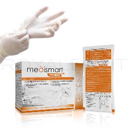 Guantes quirúrgicos estétil de látex sin polvo Medismart premium - caja de 50 pares
