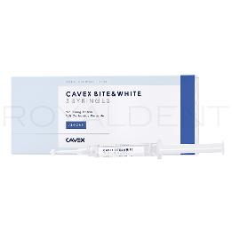 Blanqueamiento Cavex Bite & White  Peróxido de Carbamida al 16% Cavex - 3 jeringas 16 %