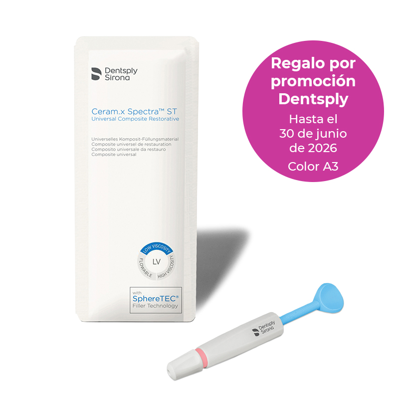Regalo Ceram-X Spectra ST LV color A3 jeringas por compra 4 unidades. Dentsply Sirona - 